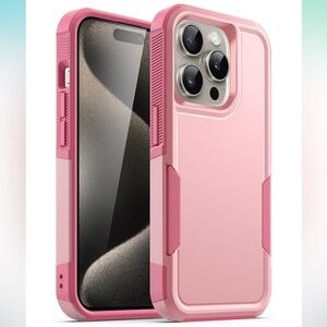 Pink Protective iPhone 15 Pro Max Case